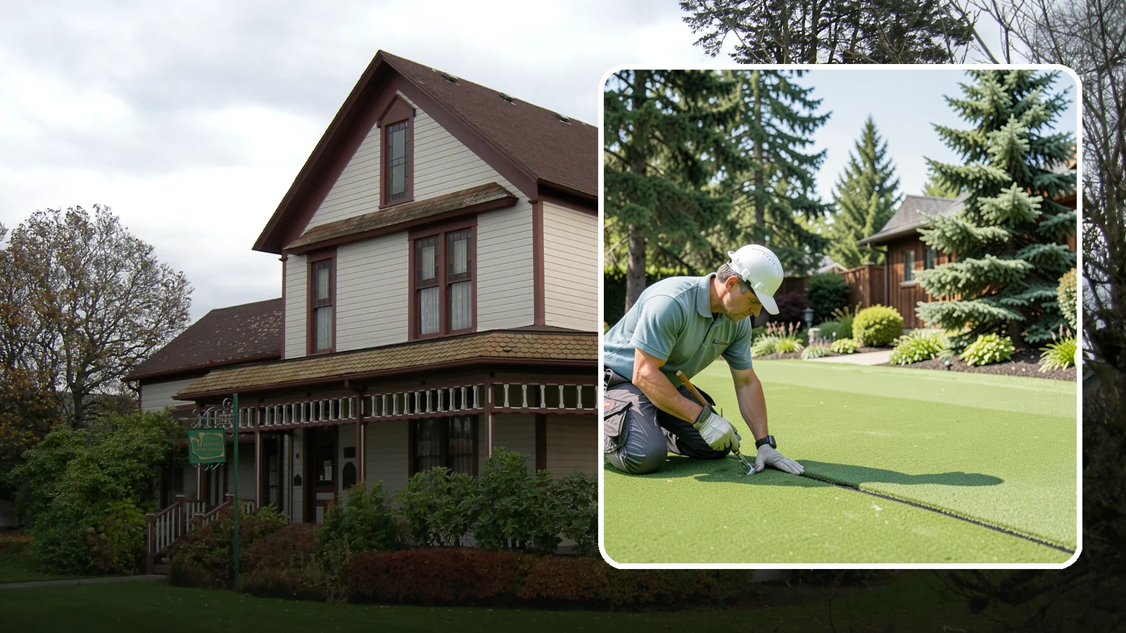 Turf Seam Repair in Sumner, Pierce County, WA - We re-secure and rebond separating turf seams so your synthetic lawn looks and performs like new.