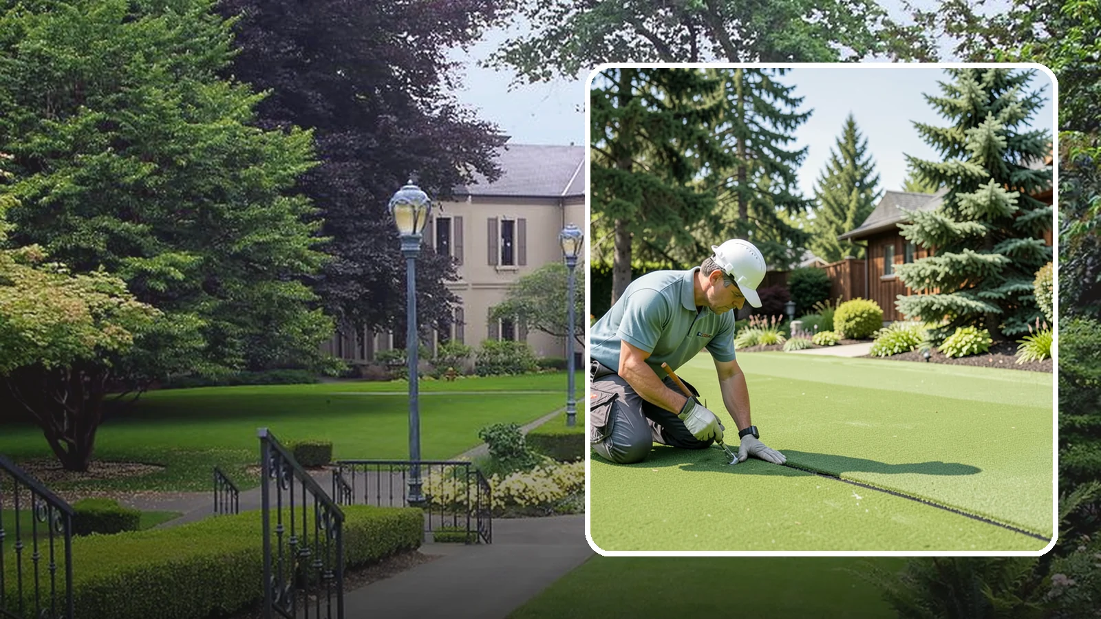 Turf Seam Repair in Woodinville, King County, WA - We re-secure and rebond separating turf seams so your synthetic lawn looks and performs like new.