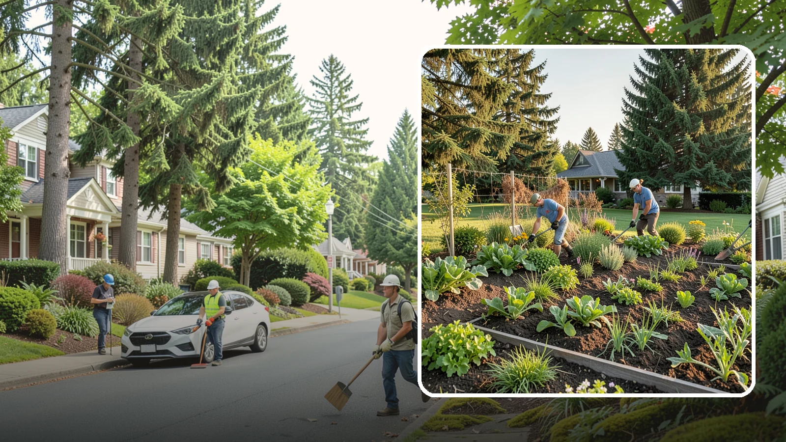 Vegetable Garden Installation in Beaux Arts Village, King County, WA - Productive edible gardens installed with quality soil, layout, and sun for a strong harvest.
