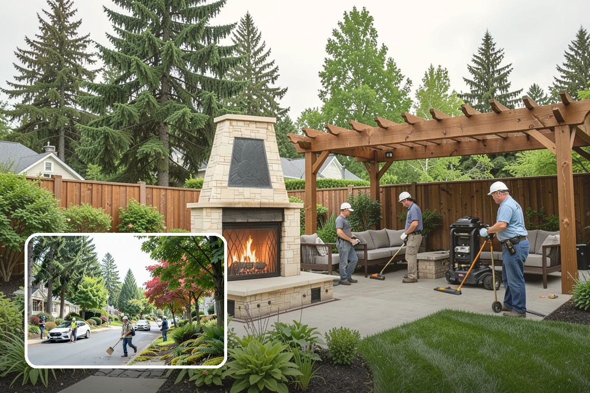 Vegetable Garden Installation in Beaux Arts Village, King County, WA - Sited and built for a real harvest
