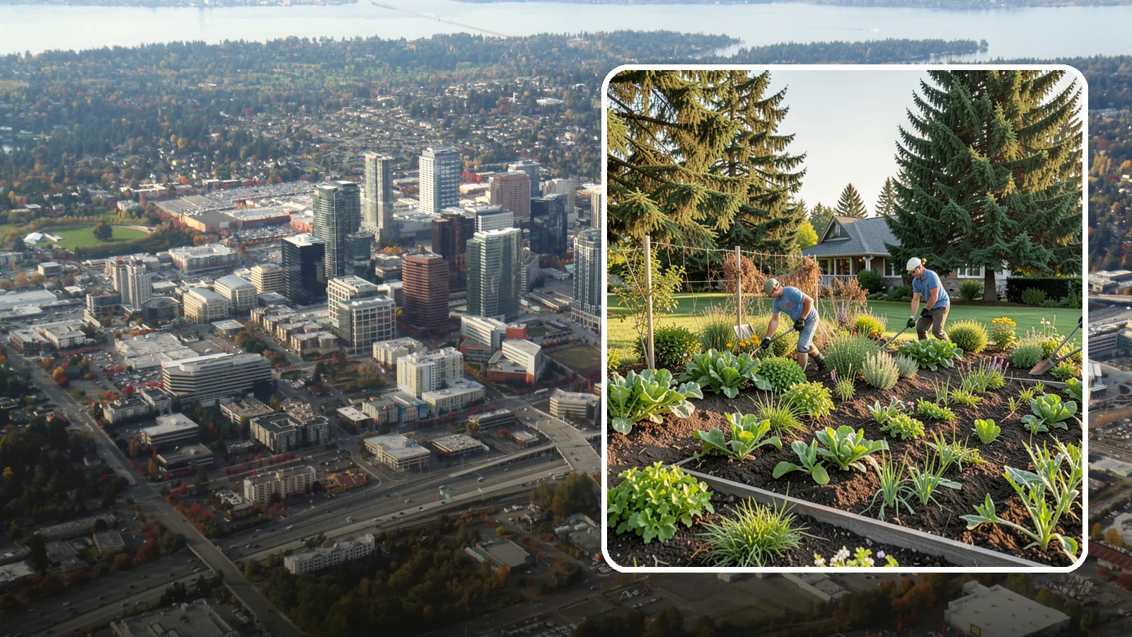 Vegetable Garden Installation in Bellevue, King County, WA - Productive edible gardens installed with quality soil, layout, and sun for a strong harvest.