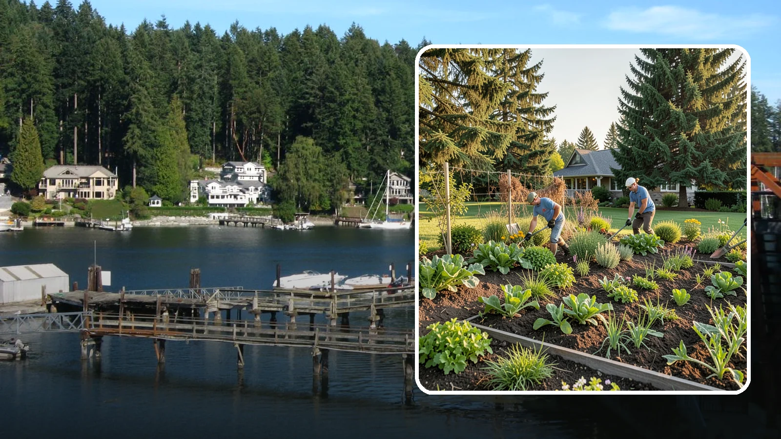 Vegetable Garden Installation in Gig Harbor, Pierce County, WA - Productive edible gardens installed with quality soil, layout, and sun for a strong harvest.