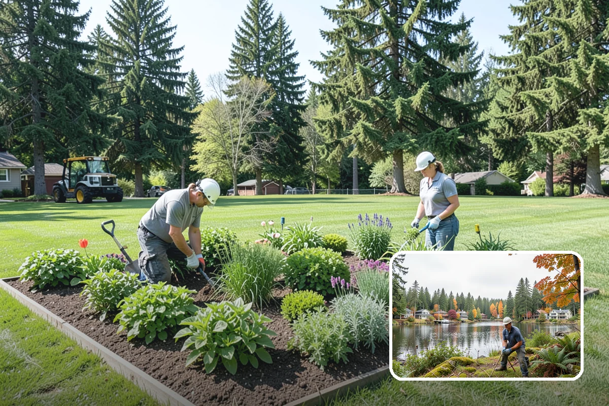 Vegetable Garden Installation in La Conner, Skagit County, WA - Sited and built for a real harvest