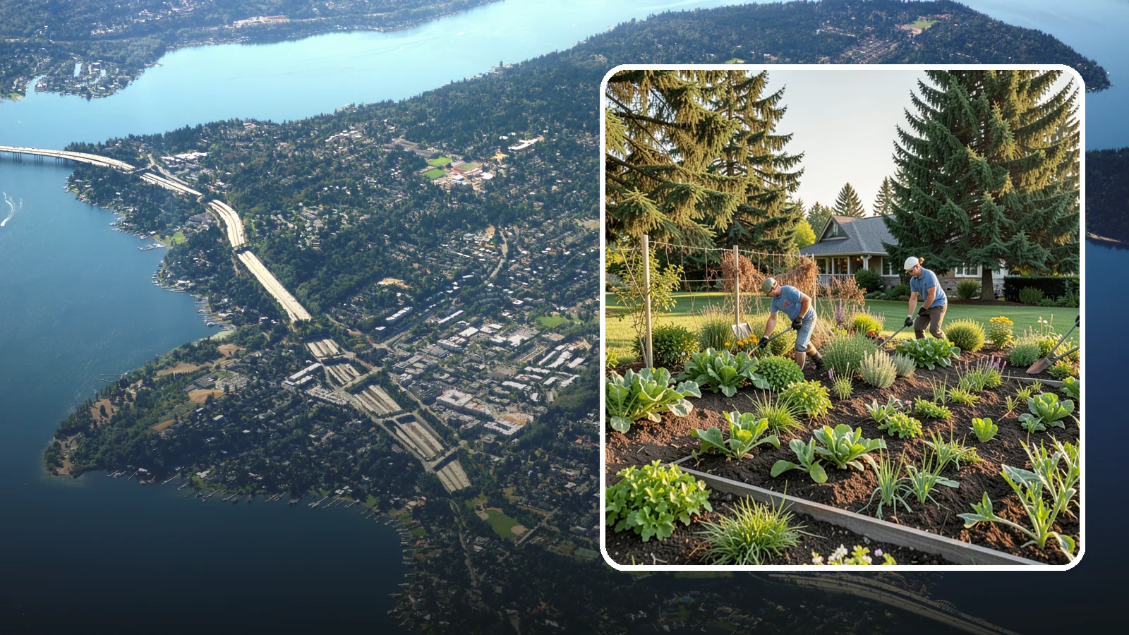 Vegetable Garden Installation in Mercer Island, King County, WA - Productive edible gardens installed with quality soil, layout, and sun for a strong harvest.