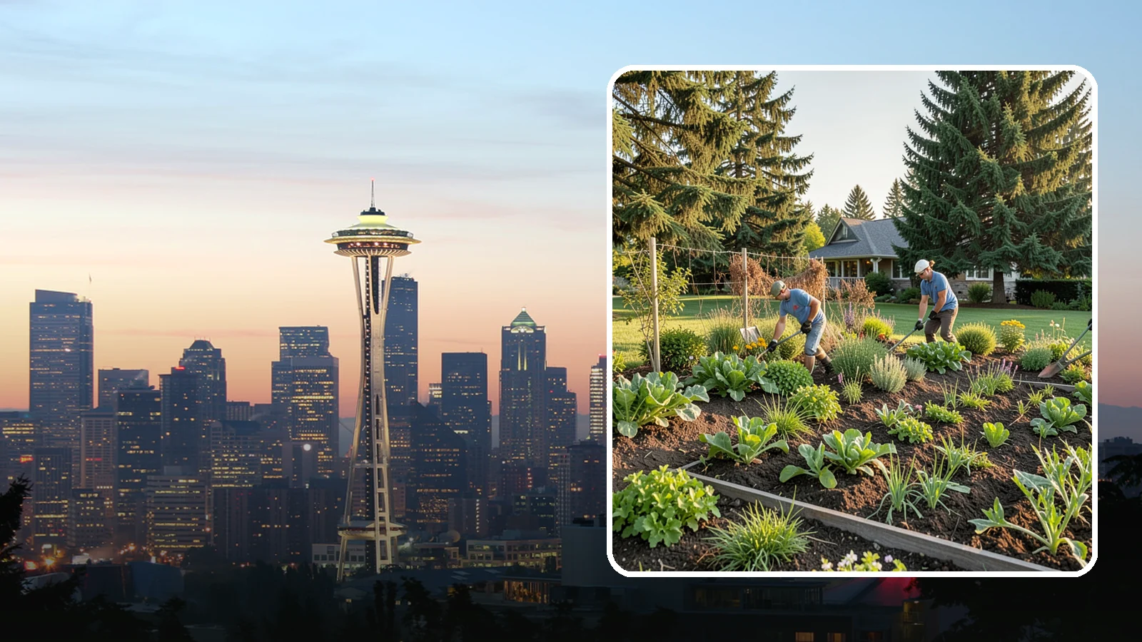 Vegetable Garden Installation in Seattle, King County, WA - Productive edible gardens installed with quality soil, layout, and sun for a strong harvest.