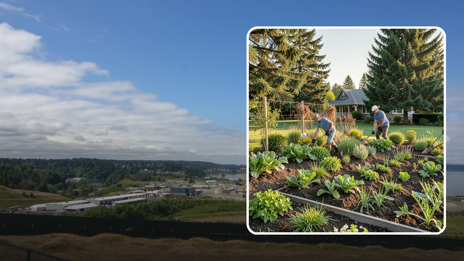 Vegetable Garden Installation in University Place, Pierce County, WA - Productive edible gardens installed with quality soil, layout, and sun for a strong harvest.