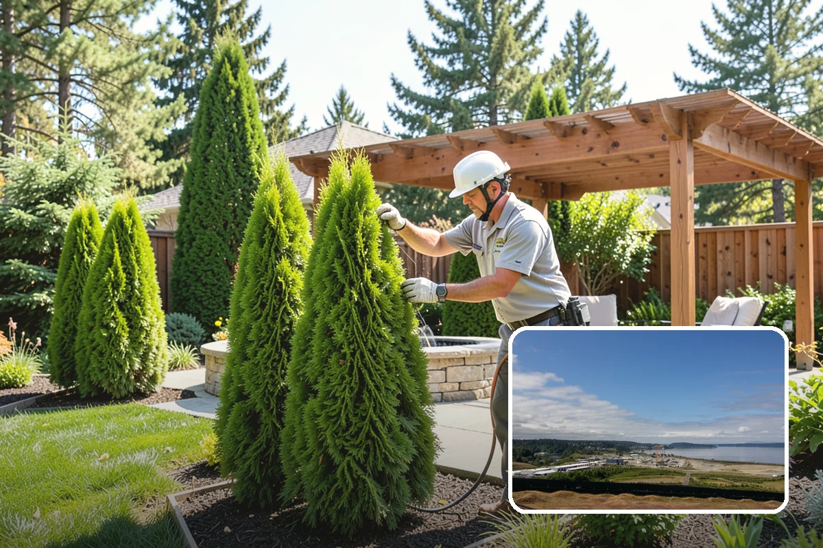 Vegetable Garden Installation in University Place, Pierce County, WA - Sited and built for a real harvest
