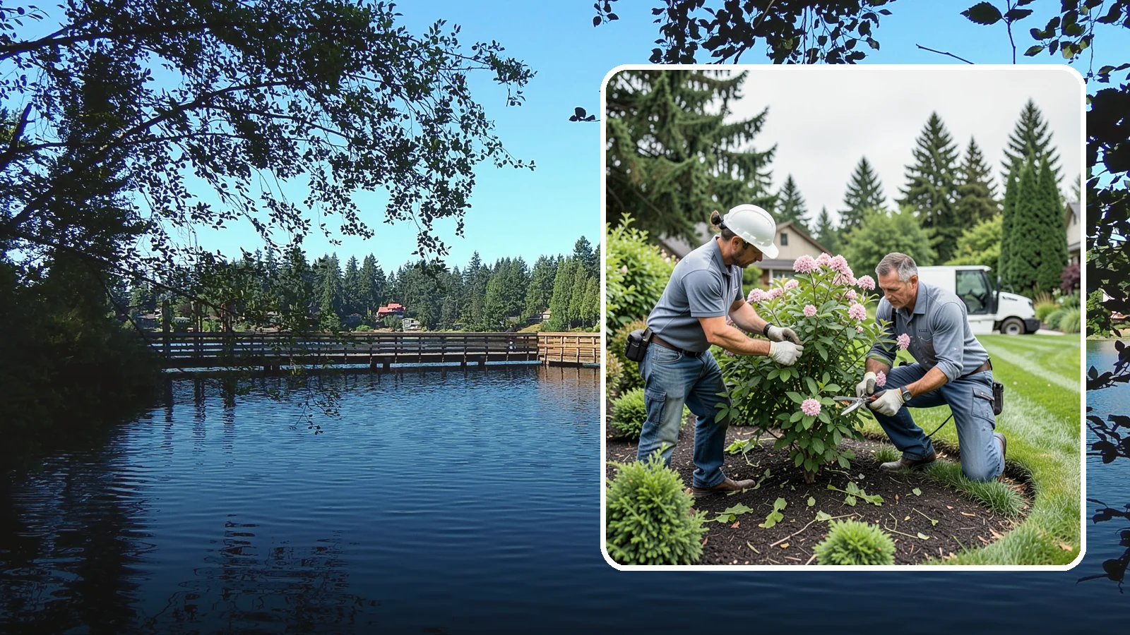 Viburnum Pruning in Federal Way, King County, WA - Bloom-timed pruning of viburnums that shapes the shrub, removes old wood, and protects flowers, fruit, and form.