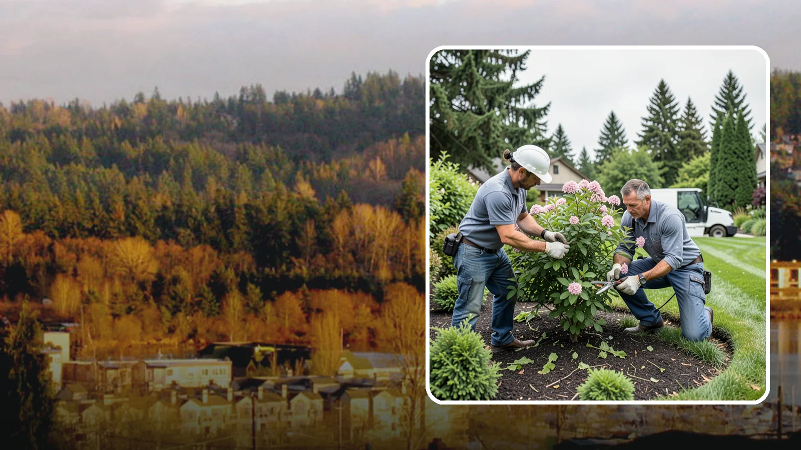 Viburnum Pruning in Kenmore, King County, WA - Bloom-timed pruning of viburnums that shapes the shrub, removes old wood, and protects flowers, fruit, and form.