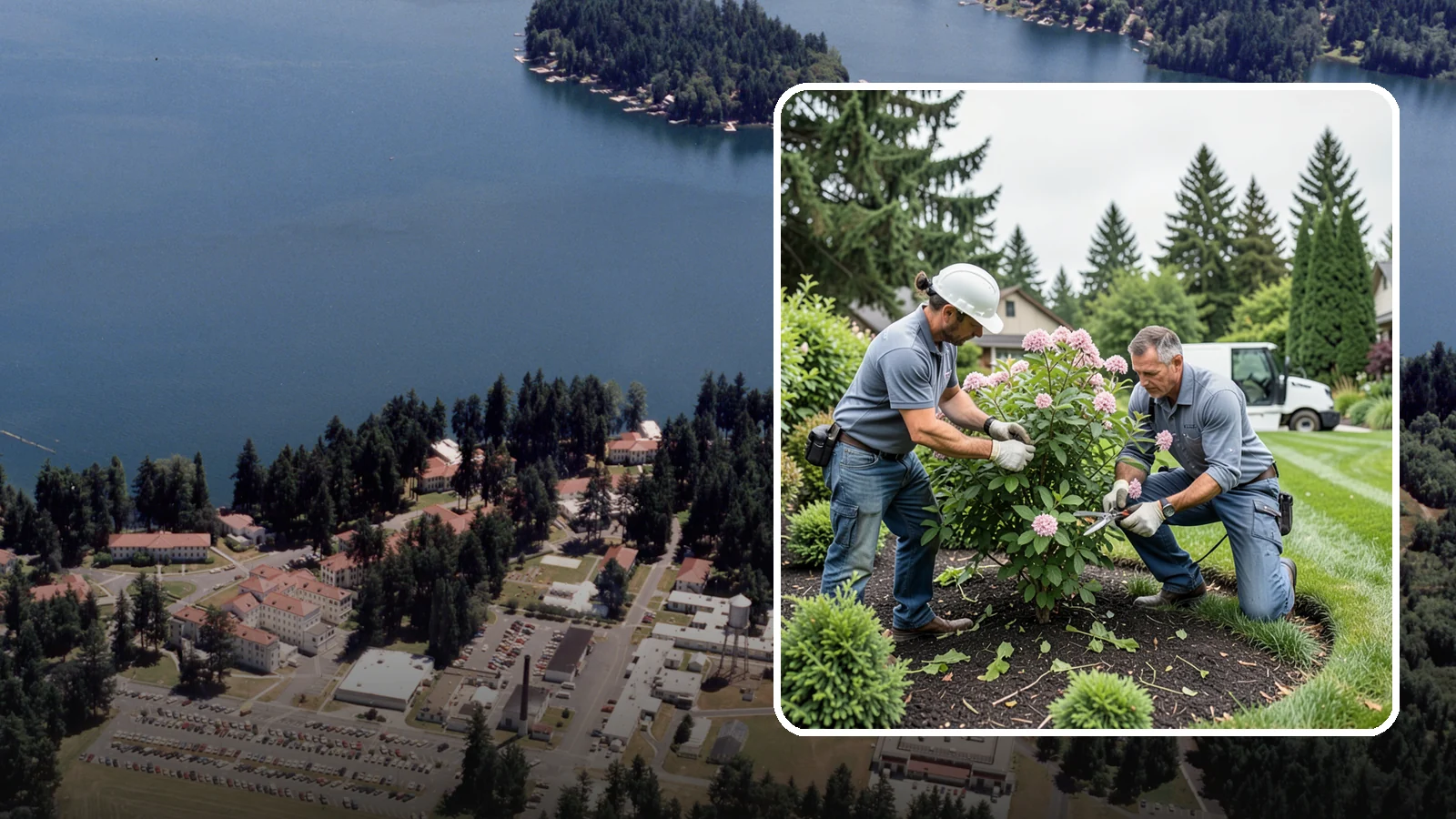 Viburnum Pruning in Lakewood, Pierce County, WA - Bloom-timed pruning of viburnums that shapes the shrub, removes old wood, and protects flowers, fruit, and form.