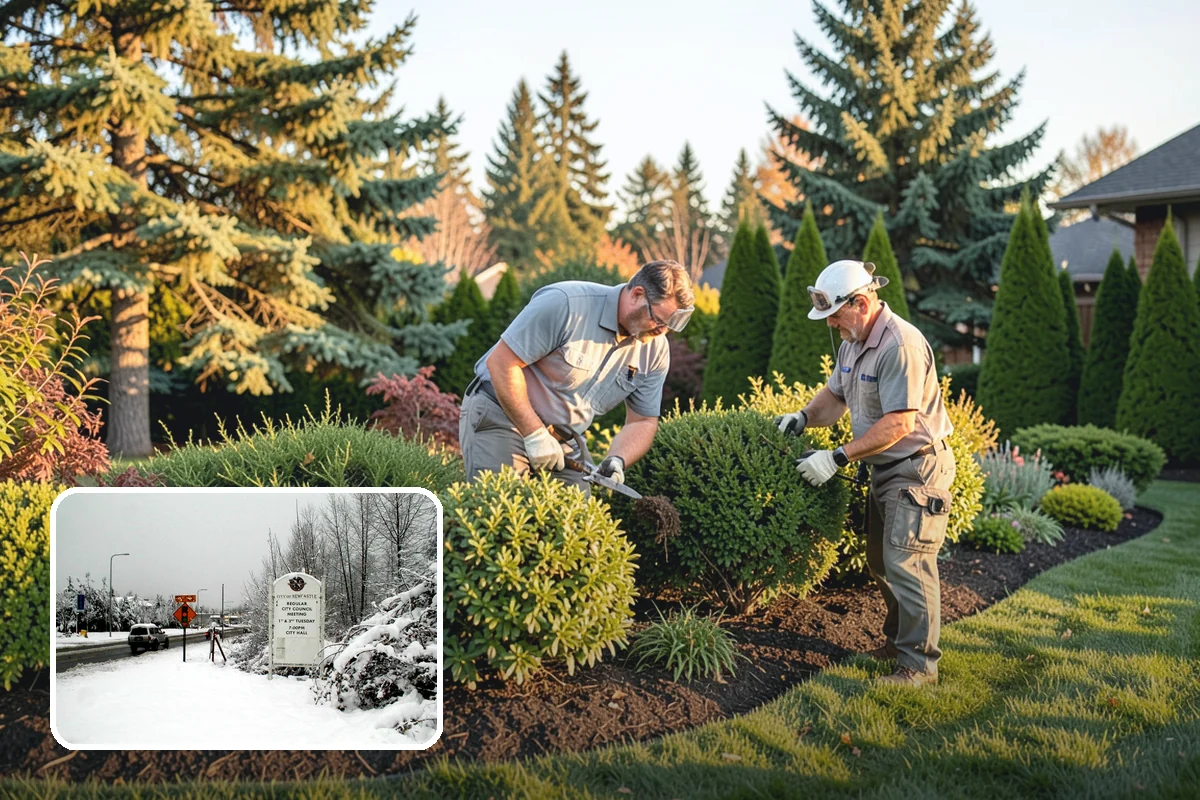 Viburnum Pruning in Newcastle, King County, WA - Protects flowers and berry displays by pruning after bloom