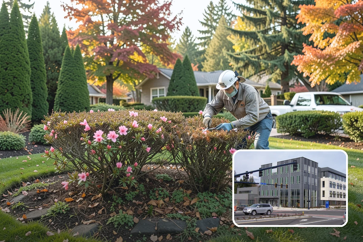 Viburnum Pruning in Shoreline, King County, WA - Protects flowers and berry displays by pruning after bloom