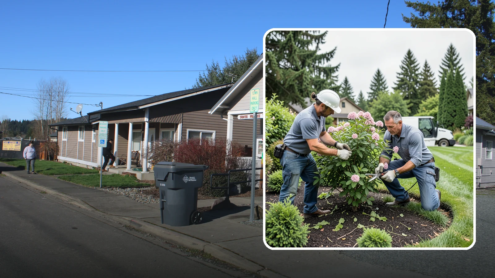 Viburnum Pruning in South Prairie, Pierce County, WA - Bloom-timed pruning of viburnums that shapes the shrub, removes old wood, and protects flowers, fruit, and form.