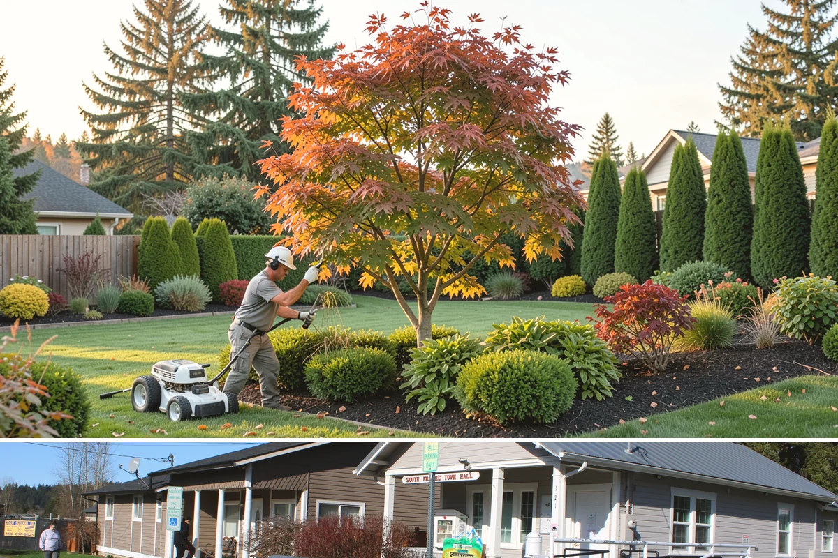 Viburnum Pruning in South Prairie, Pierce County, WA - In Western Washington, prune spring-blooming viburnums right after they finish flowering to protect next year's blooms and any...