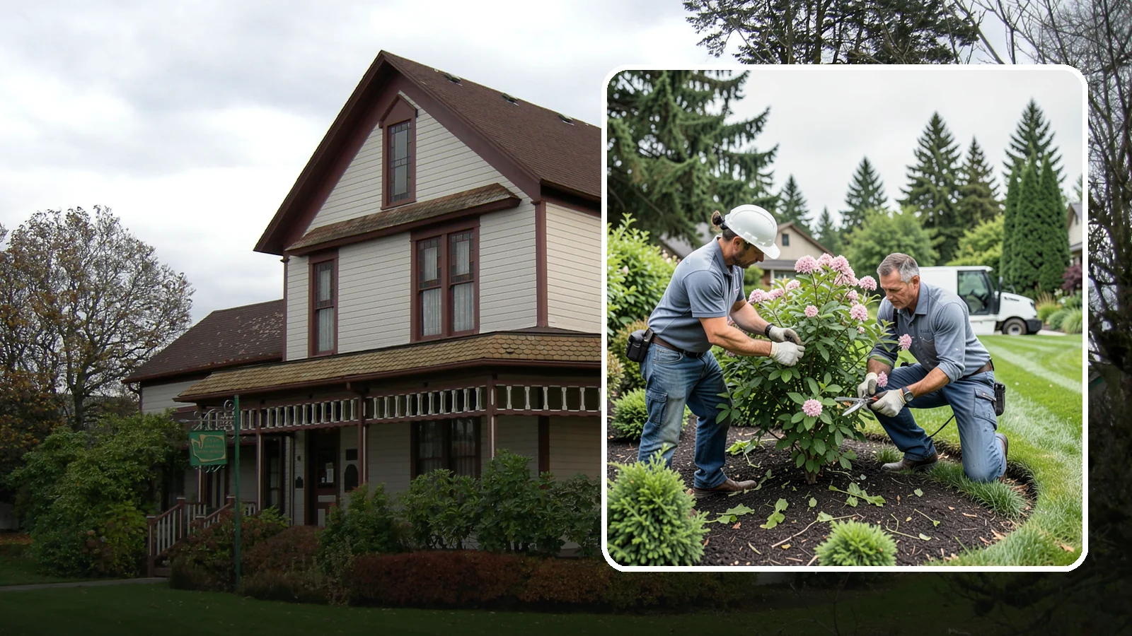 Viburnum Pruning in Sumner, Pierce County, WA - Bloom-timed pruning of viburnums that shapes the shrub, removes old wood, and protects flowers, fruit, and form.