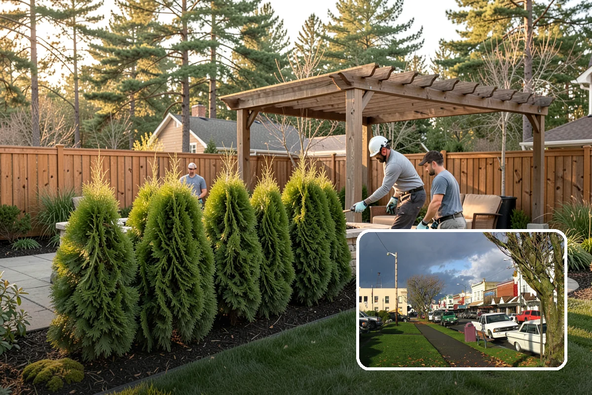 Vinyl Fence Installation in Arlington, Snohomish County, WA - Eliminates painting, staining, and rot common with wood