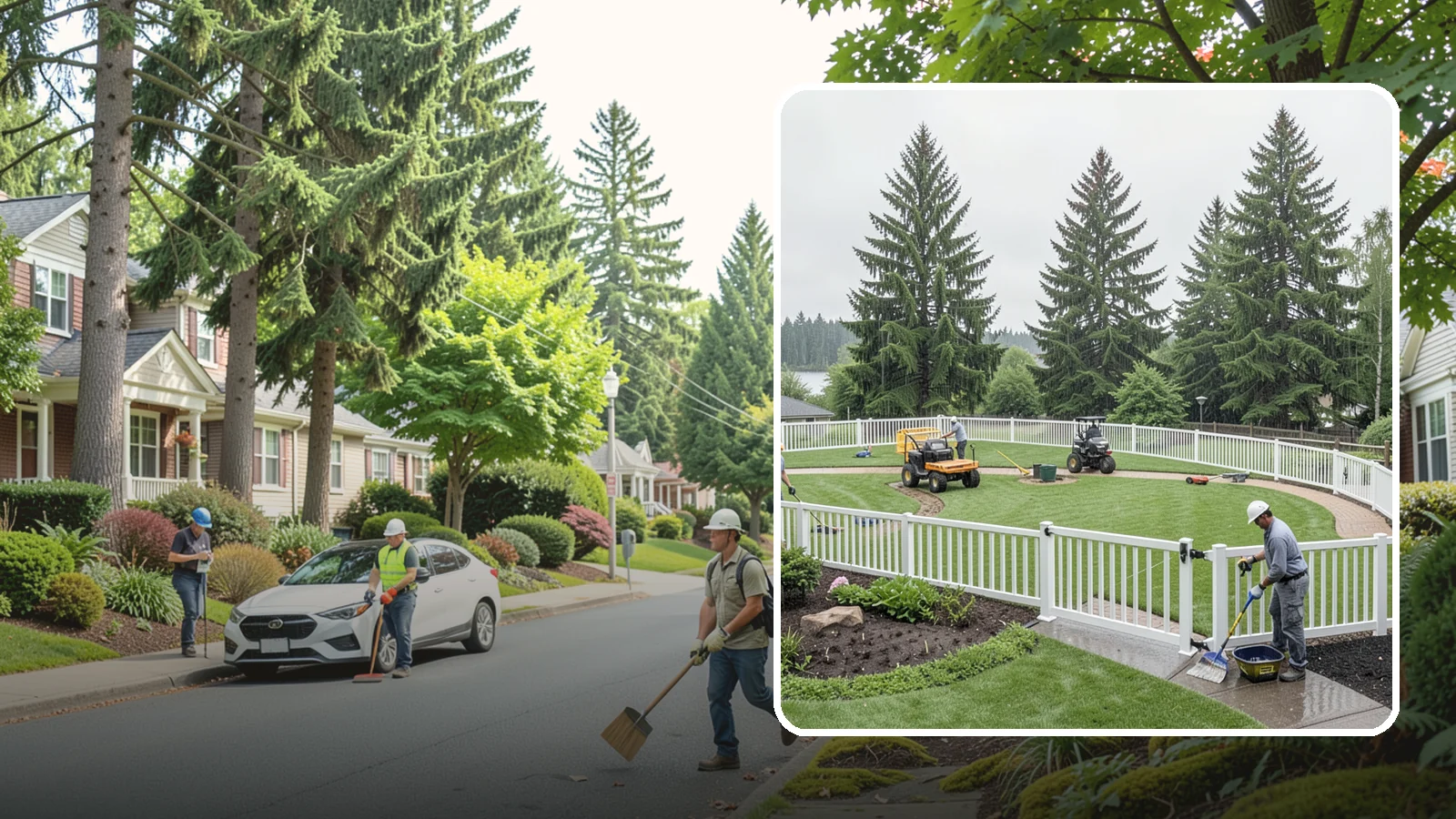 Vinyl Fence Installation in Beaux Arts Village, King County, WA - We install low-maintenance vinyl fencing that shrugs off Northwest rain, moss, and moisture without rotting or peeling.