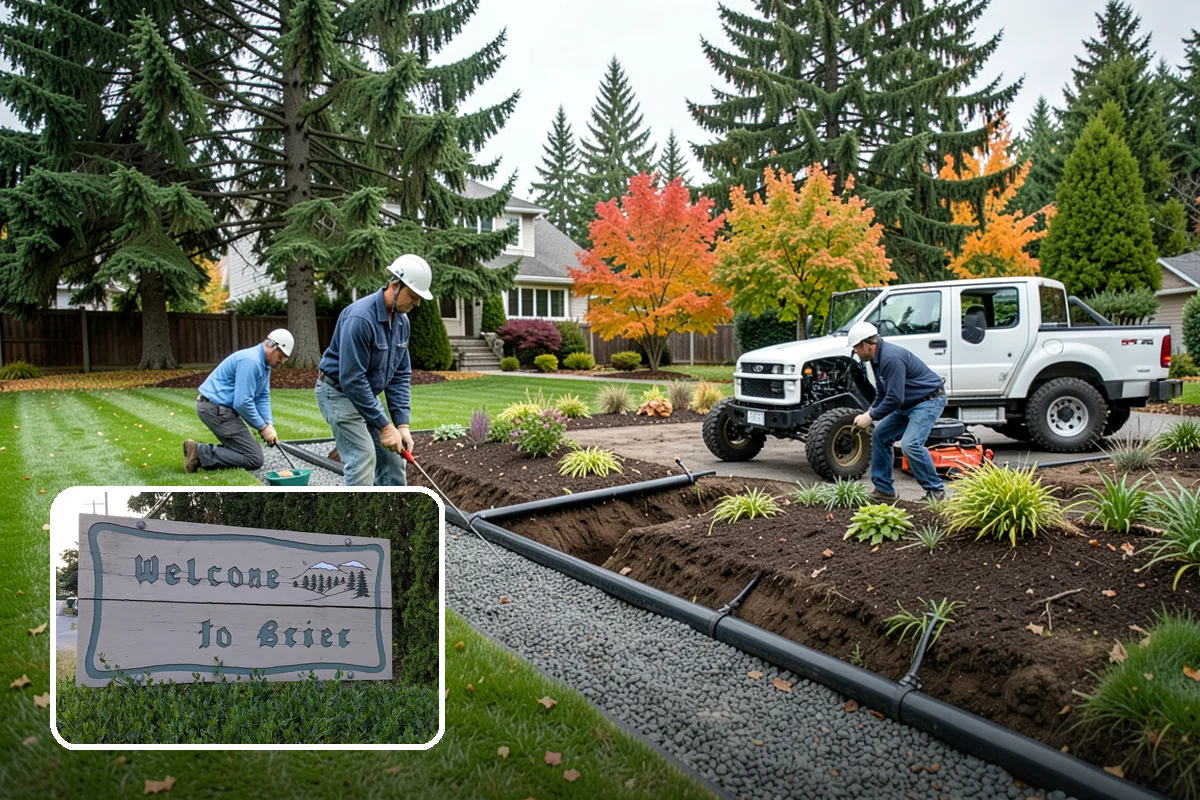 Vinyl Fence Installation in Brier, Snohomish County, WA - Eliminates painting, staining, and rot common with wood