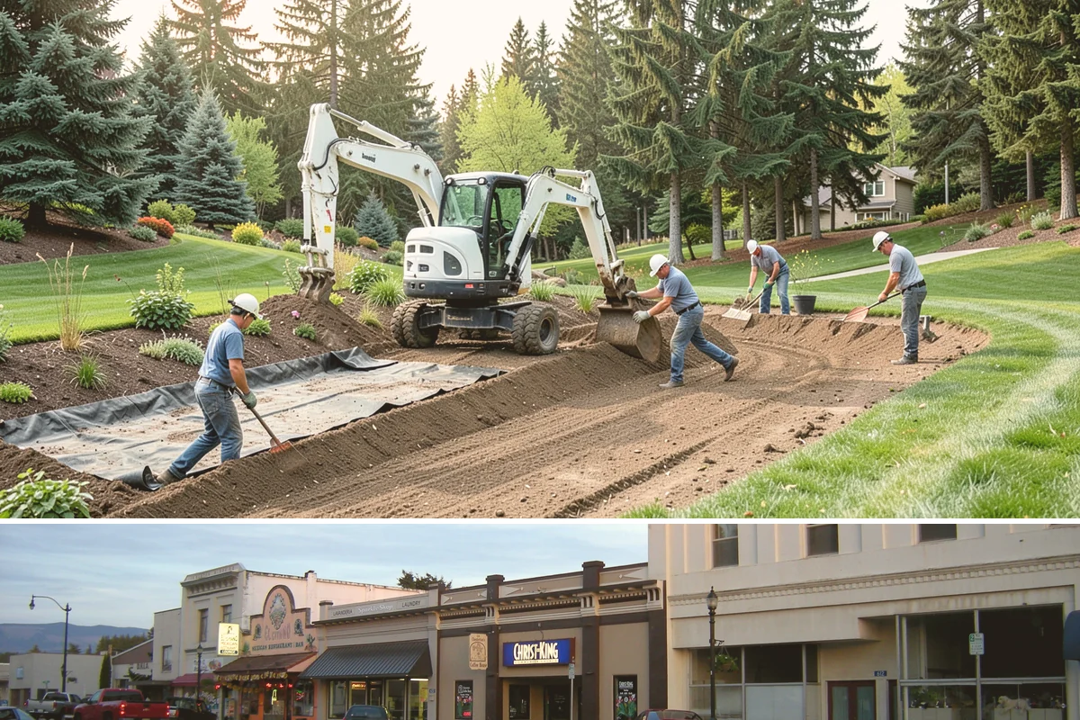 Vinyl Fence Installation in Burlington, Skagit County, WA - Vinyl can be installed year-round, though we prefer milder, drier stretches so post footings cure fully before backfill.