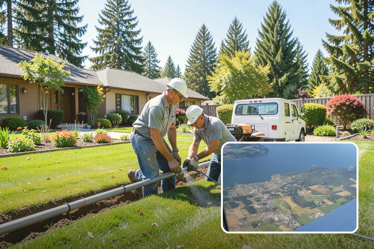 Vinyl Fence Installation in Coupeville, Island County, WA - Eliminates painting, staining, and rot common with wood