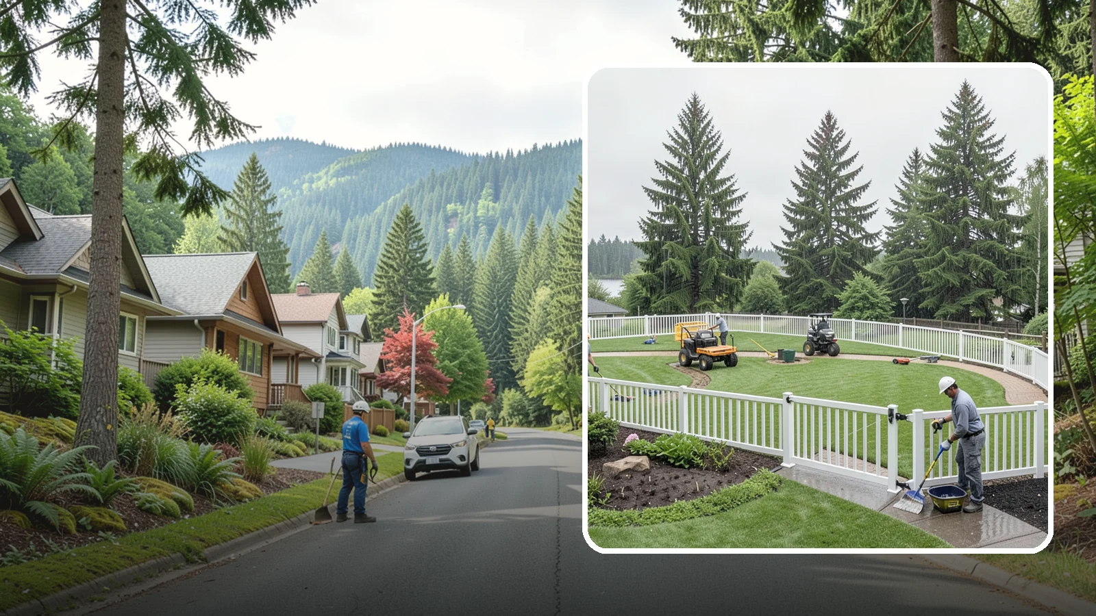 Vinyl Fence Installation in Darrington, Snohomish County, WA - We install low-maintenance vinyl fencing that shrugs off Northwest rain, moss, and moisture without rotting or peeling.