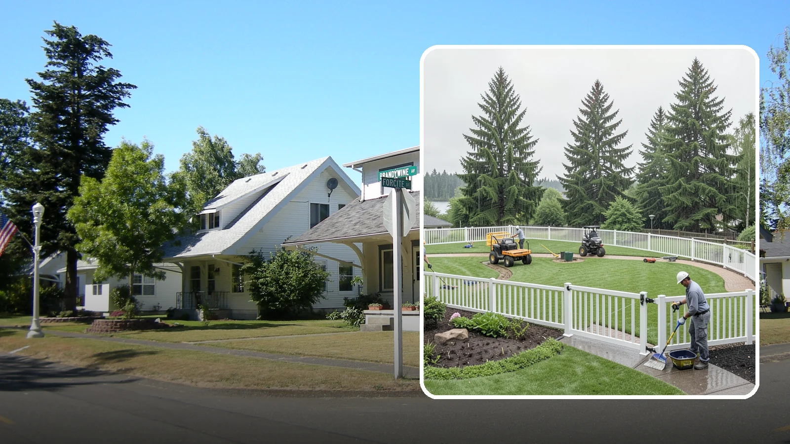 Vinyl Fence Installation in DuPont, Pierce County, WA - We install low-maintenance vinyl fencing that shrugs off Northwest rain, moss, and moisture without rotting or peeling.