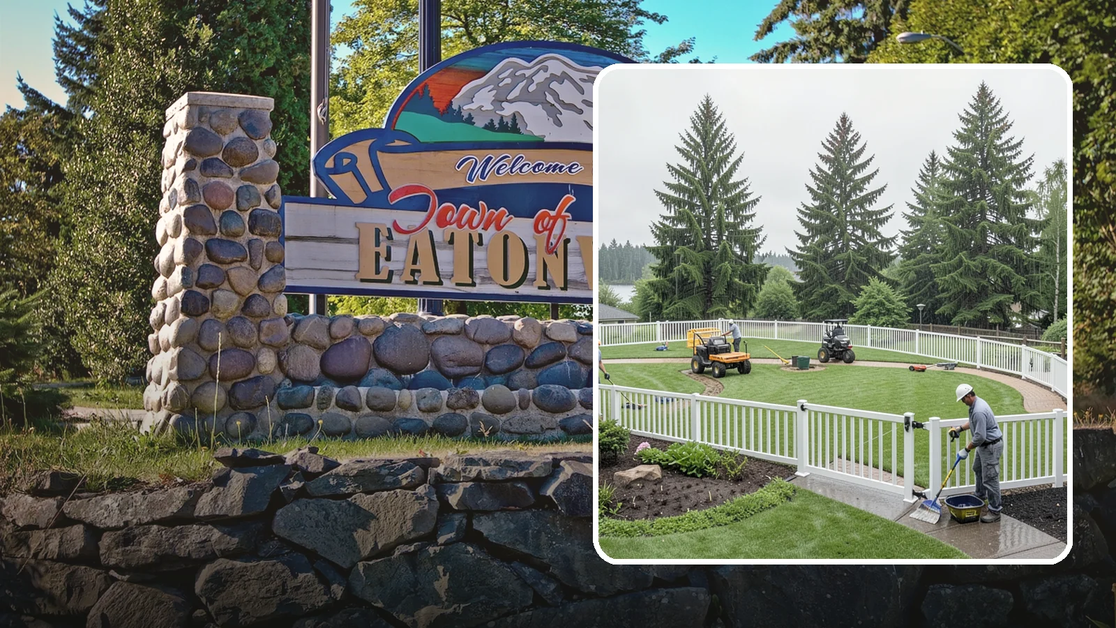 Vinyl Fence Installation in Eatonville, Pierce County, WA - We install low-maintenance vinyl fencing that shrugs off Northwest rain, moss, and moisture without rotting or peeling.