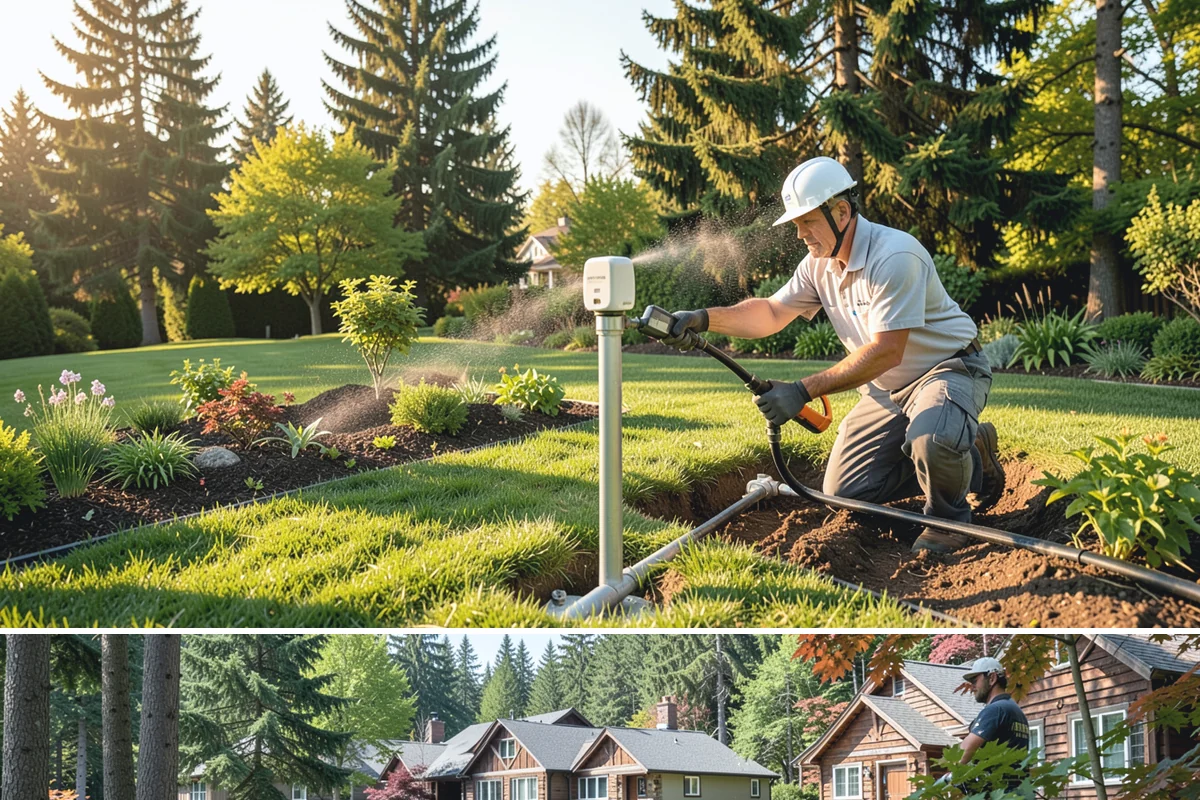 Vinyl Fence Installation in Edgewood, Pierce County, WA - Vinyl can be installed year-round, though we prefer milder, drier stretches so post footings cure fully before backfill.