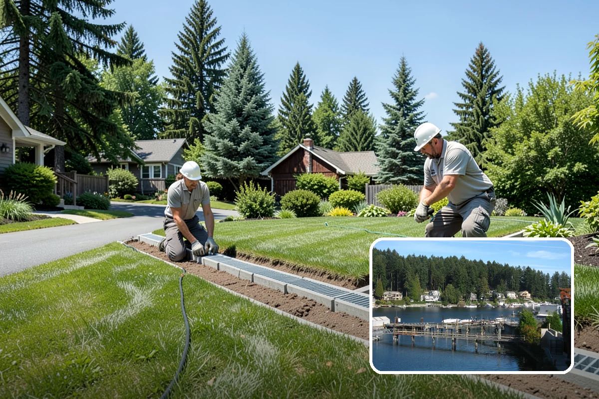 Vinyl Fence Installation in Gig Harbor, Pierce County, WA - Eliminates painting, staining, and rot common with wood