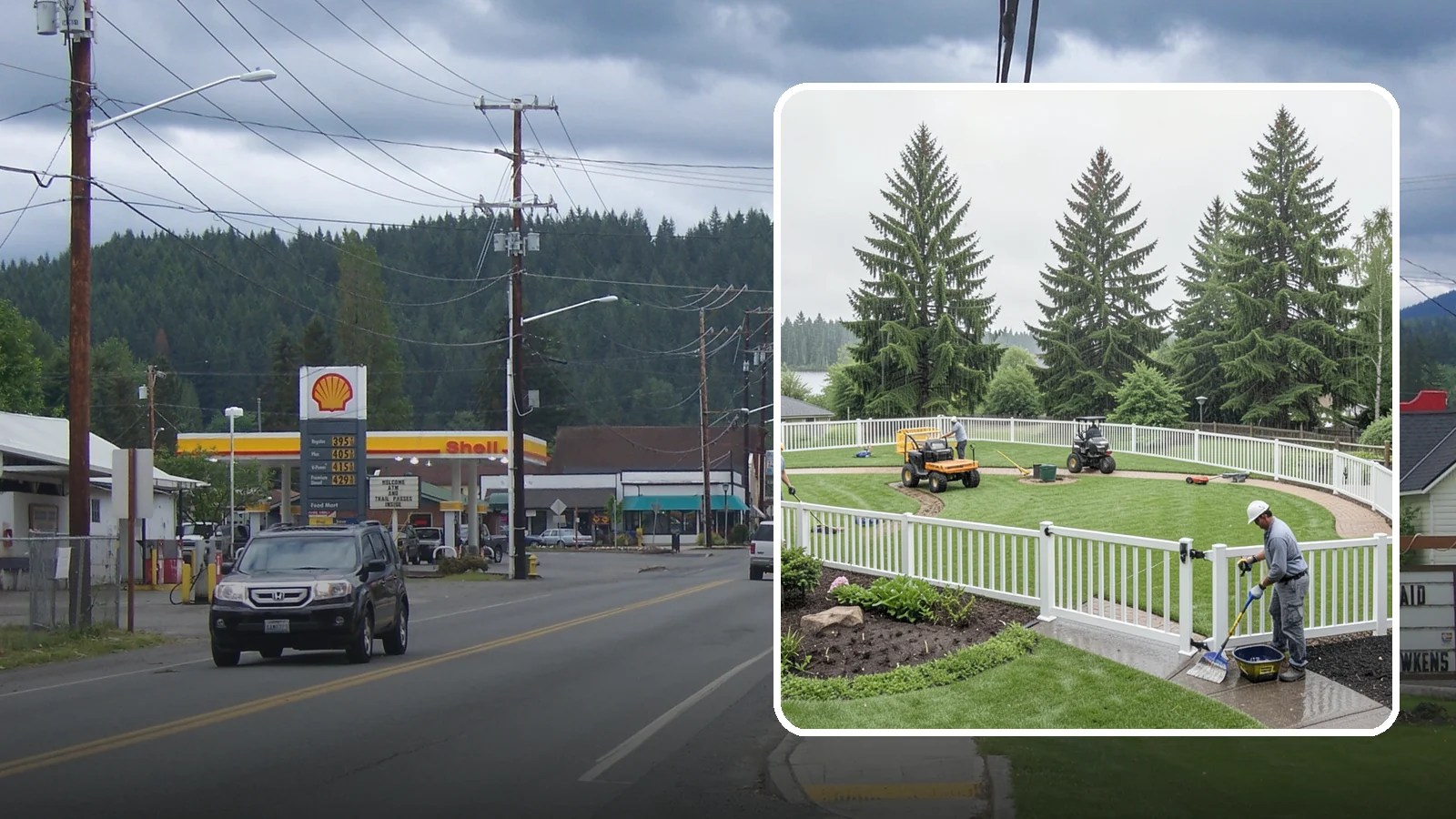 Vinyl Fence Installation in Granite Falls, Snohomish County, WA - We install low-maintenance vinyl fencing that shrugs off Northwest rain, moss, and moisture without rotting or peeling.