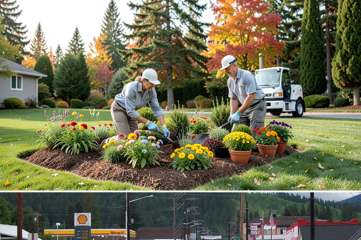 Vinyl Fence Installation in Granite Falls, Snohomish County, WA - Vinyl can be installed year-round, though we prefer milder, drier stretches so post footings cure fully before backfill.