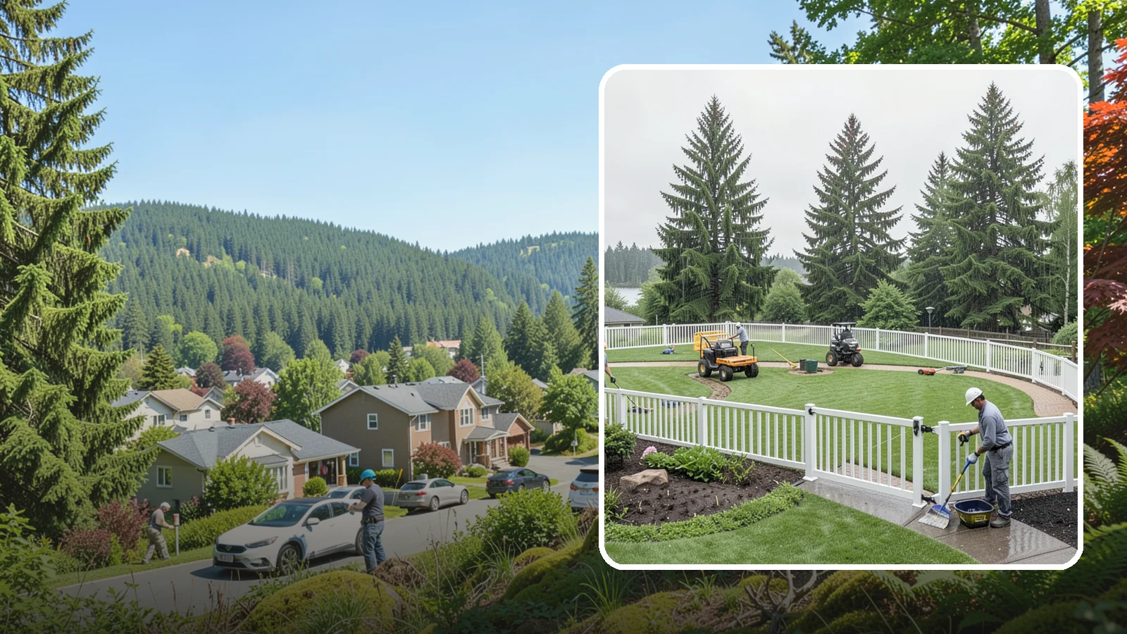 Vinyl Fence Installation in Index, Snohomish County, WA - We install low-maintenance vinyl fencing that shrugs off Northwest rain, moss, and moisture without rotting or peeling.
