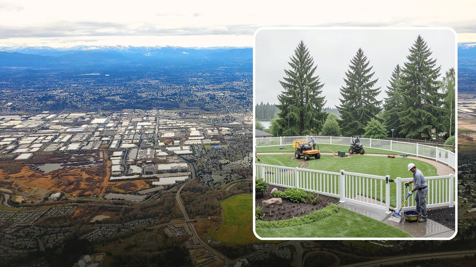 Vinyl Fence Installation in Kent, King County, WA - We install low-maintenance vinyl fencing that shrugs off Northwest rain, moss, and moisture without rotting or peeling.