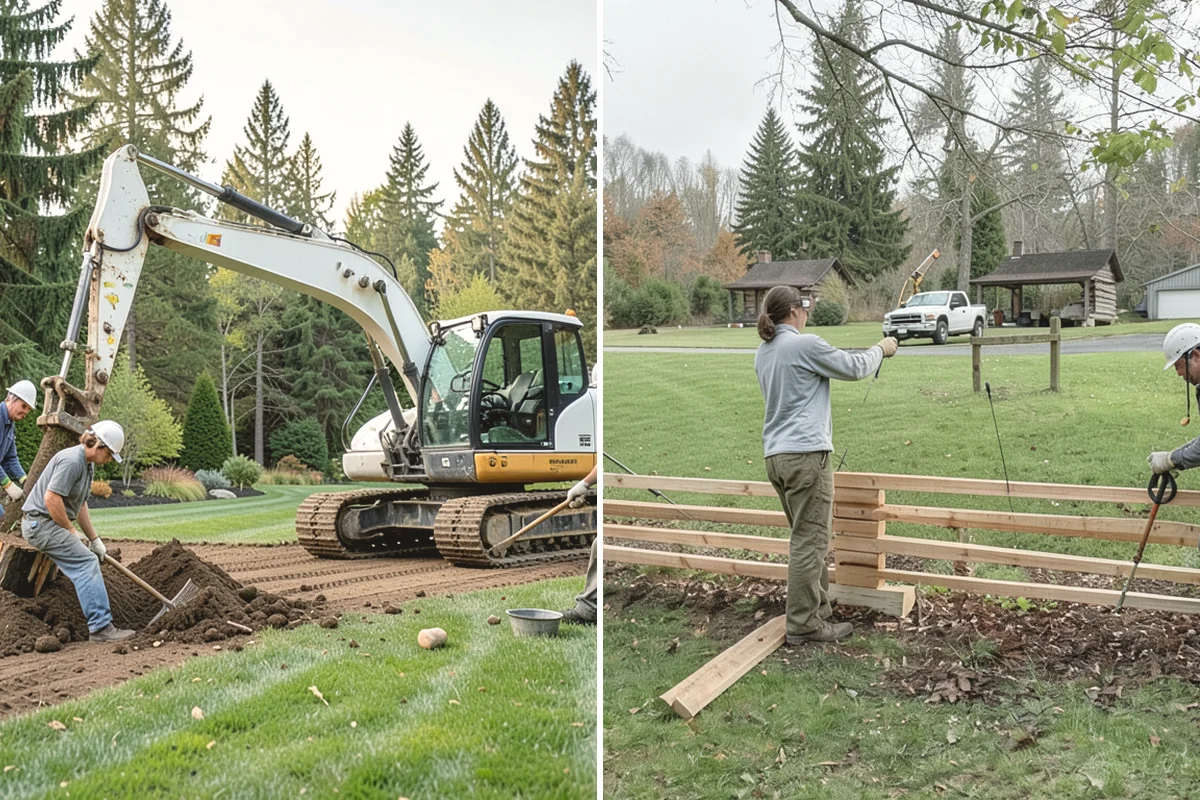 Vinyl Fence Installation in Lake Stevens, Snohomish County, WA - Confirm layout, style, and grade with a site walk