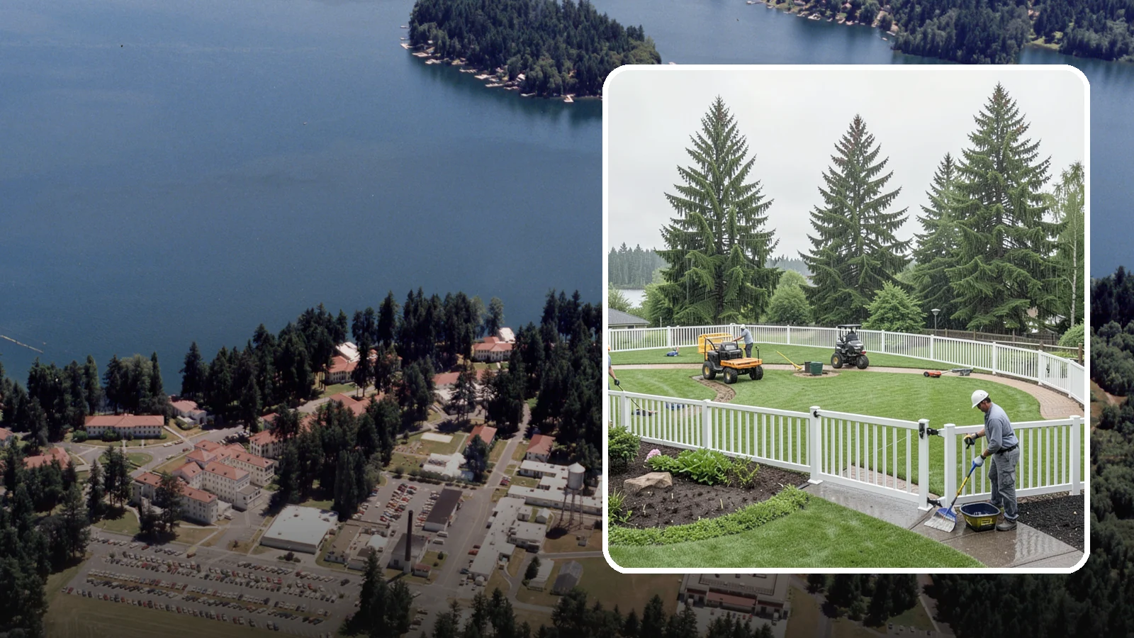 Vinyl Fence Installation in Lakewood, Pierce County, WA - We install low-maintenance vinyl fencing that shrugs off Northwest rain, moss, and moisture without rotting or peeling.