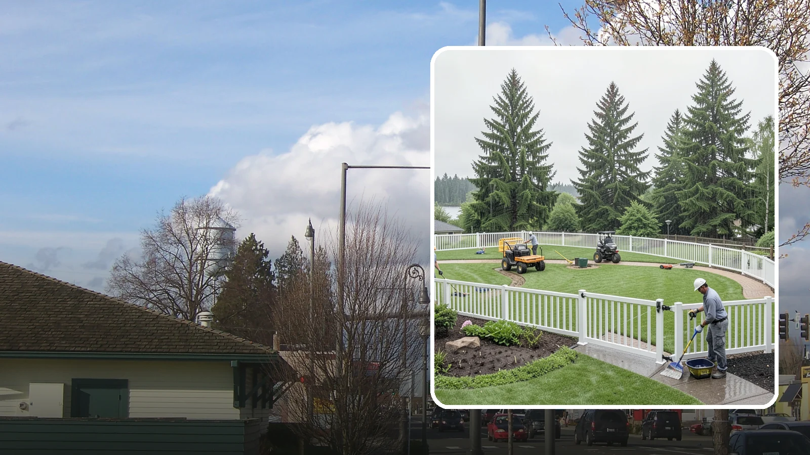 Vinyl Fence Installation in Marysville, Snohomish County, WA - We install low-maintenance vinyl fencing that shrugs off Northwest rain, moss, and moisture without rotting or peeling.