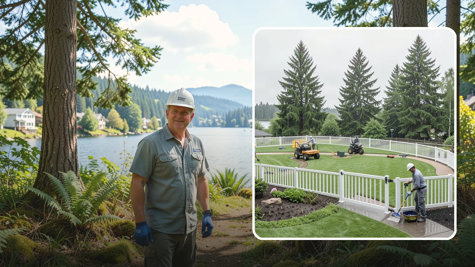 Vinyl Fence Installation in Milton, King County, WA - We install low-maintenance vinyl fencing that shrugs off Northwest rain, moss, and moisture without rotting or peeling.