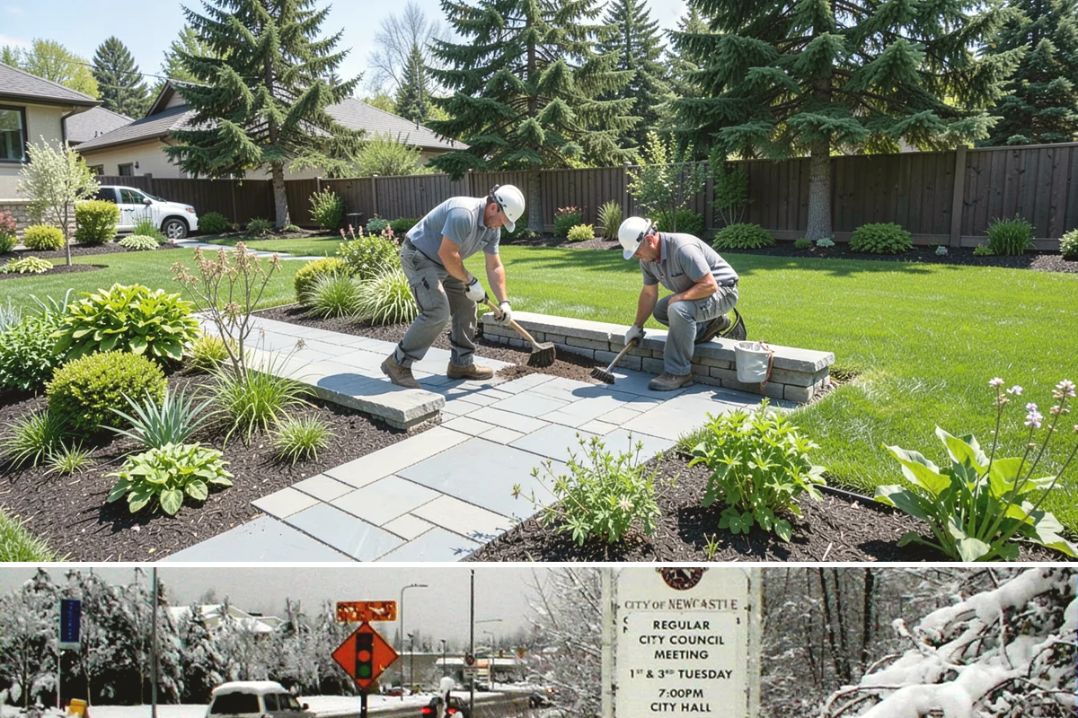 Vinyl Fence Installation in Newcastle, King County, WA - Vinyl can be installed year-round, though we prefer milder, drier stretches so post footings cure fully before backfill.
