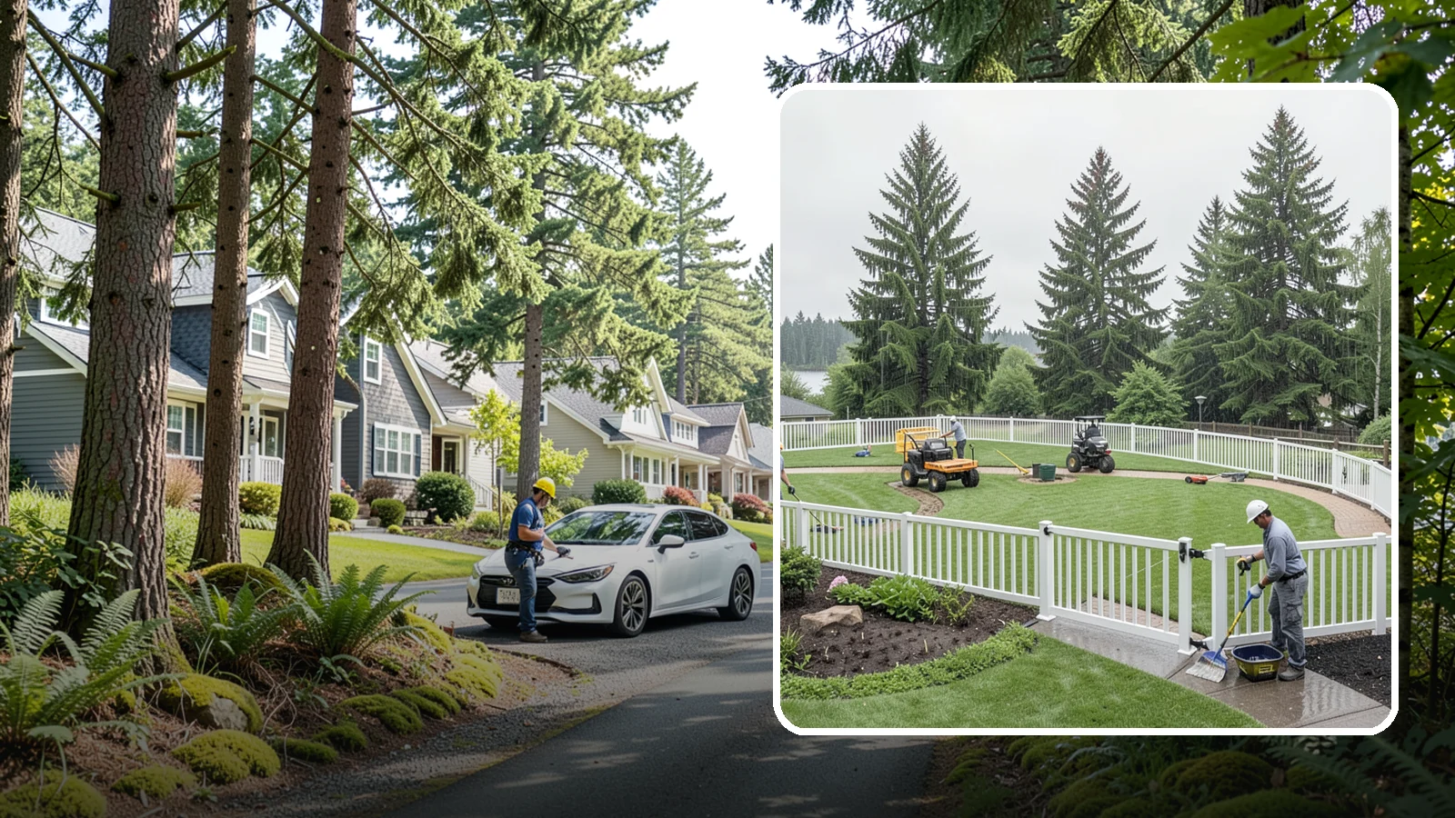 Vinyl Fence Installation in Normandy Park, King County, WA - We install low-maintenance vinyl fencing that shrugs off Northwest rain, moss, and moisture without rotting or peeling.