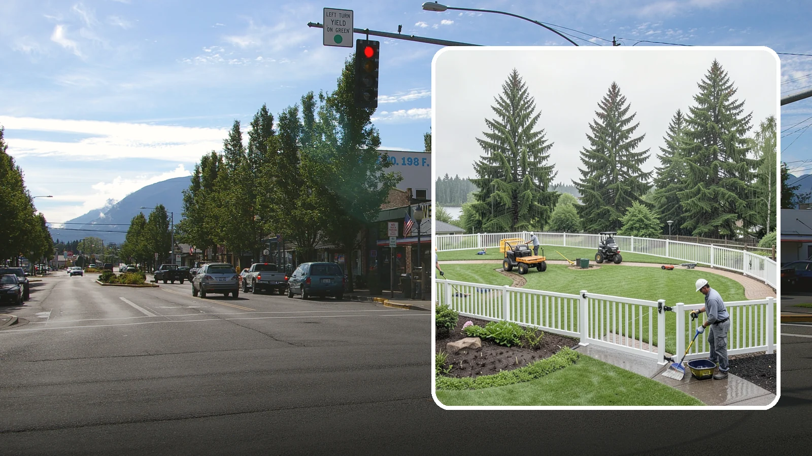 Vinyl Fence Installation in North Bend, King County, WA - We install low-maintenance vinyl fencing that shrugs off Northwest rain, moss, and moisture without rotting or peeling.
