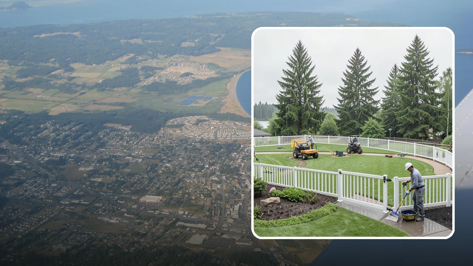 Vinyl Fence Installation in Oak Harbor, Island County, WA - We install low-maintenance vinyl fencing that shrugs off Northwest rain, moss, and moisture without rotting or peeling.