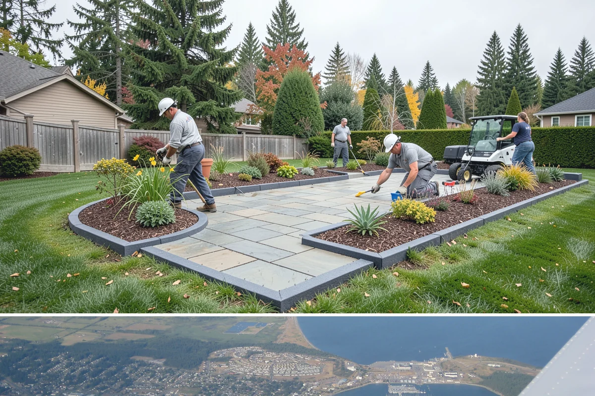 Vinyl Fence Installation in Oak Harbor, Island County, WA - Vinyl can be installed year-round, though we prefer milder, drier stretches so post footings cure fully before backfill.