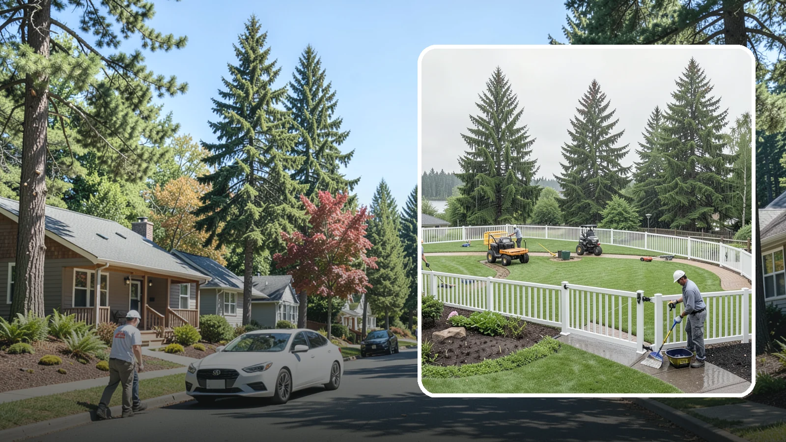 Vinyl Fence Installation in Orting, Pierce County, WA - We install low-maintenance vinyl fencing that shrugs off Northwest rain, moss, and moisture without rotting or peeling.