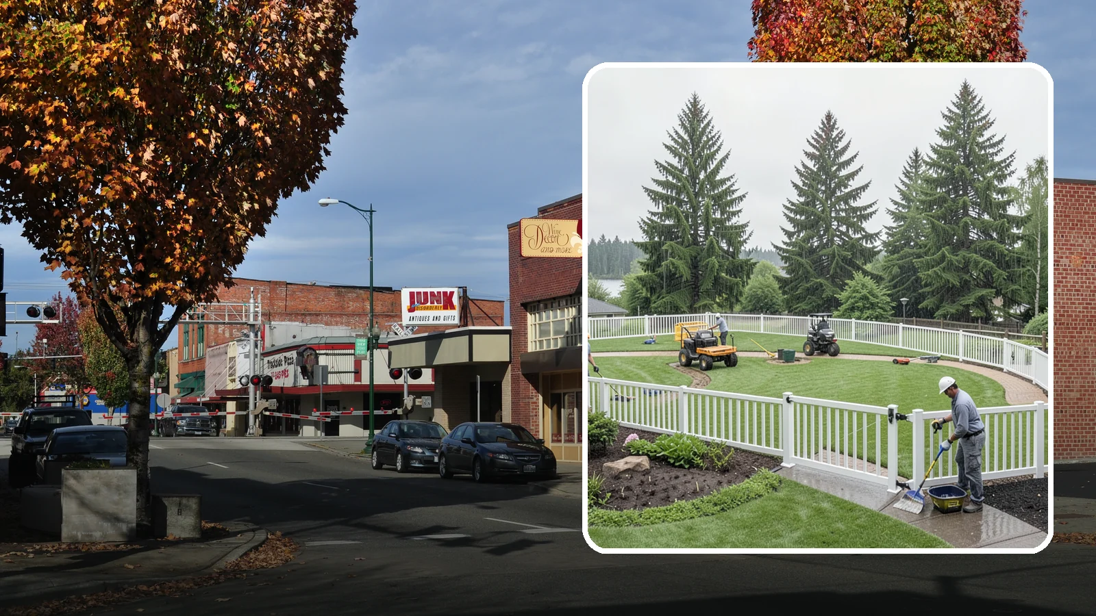 Vinyl Fence Installation in Puyallup, Pierce County, WA - We install low-maintenance vinyl fencing that shrugs off Northwest rain, moss, and moisture without rotting or peeling.