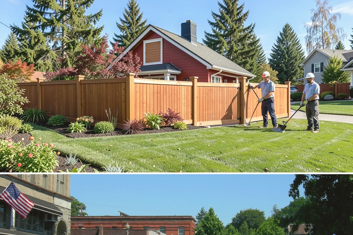 Vinyl Fence Installation in Snohomish, Snohomish County, WA - Vinyl can be installed year-round, though we prefer milder, drier stretches so post footings cure fully before backfill.
