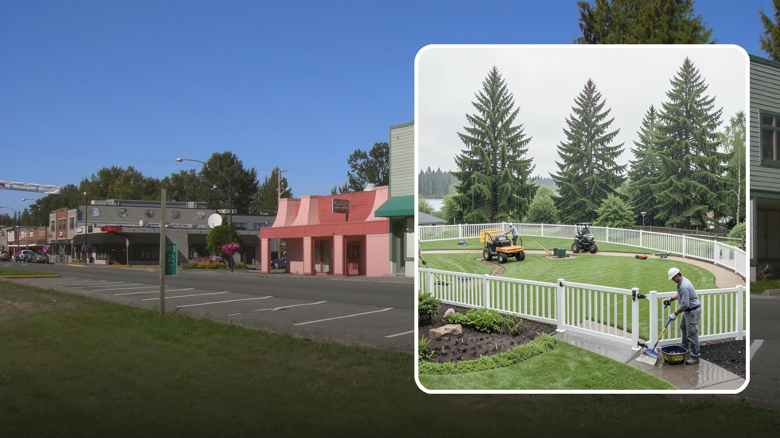 Vinyl Fence Installation in Snoqualmie, King County, WA - We install low-maintenance vinyl fencing that shrugs off Northwest rain, moss, and moisture without rotting or peeling.