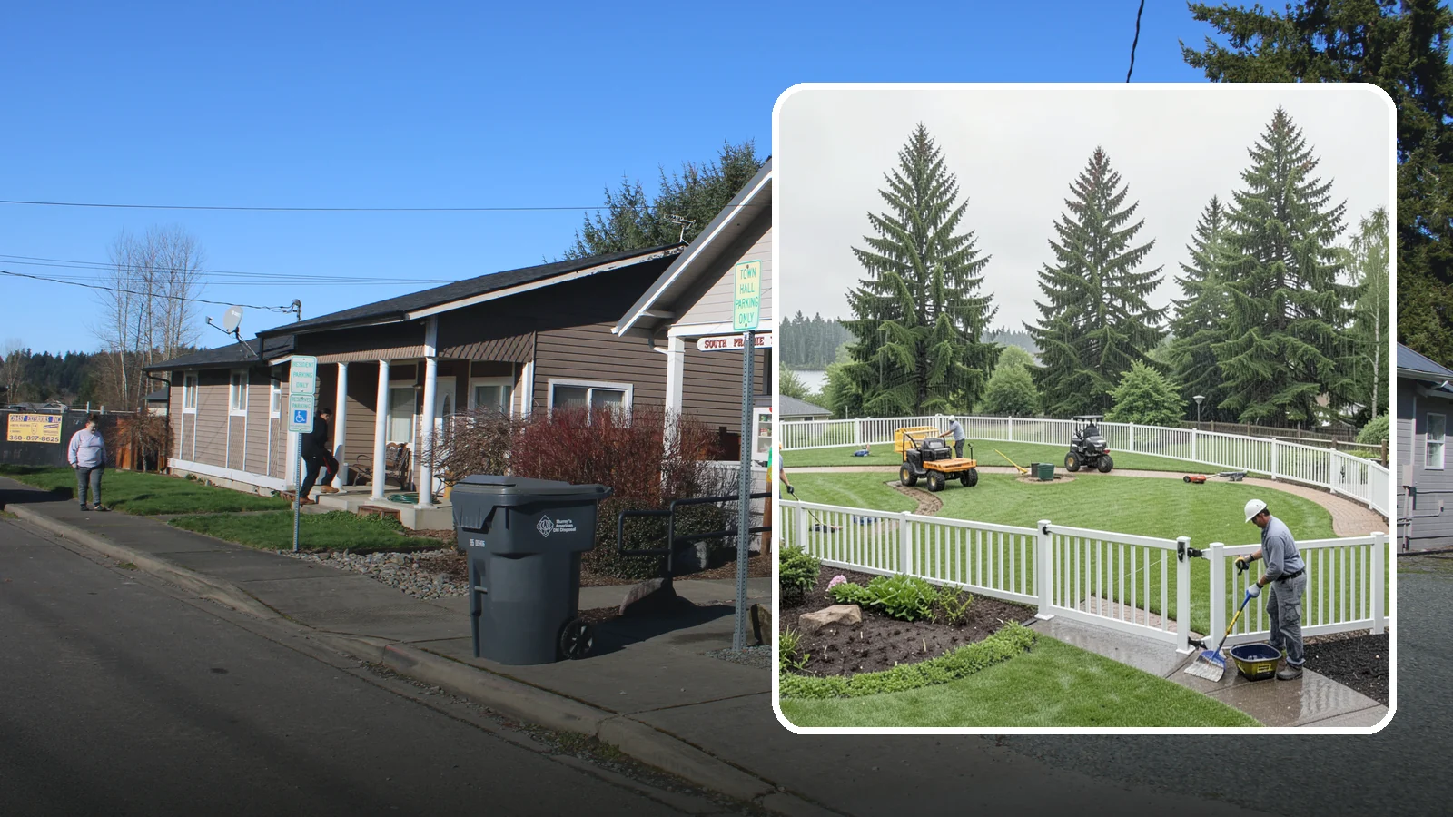 Vinyl Fence Installation in South Prairie, Pierce County, WA - We install low-maintenance vinyl fencing that shrugs off Northwest rain, moss, and moisture without rotting or peeling.