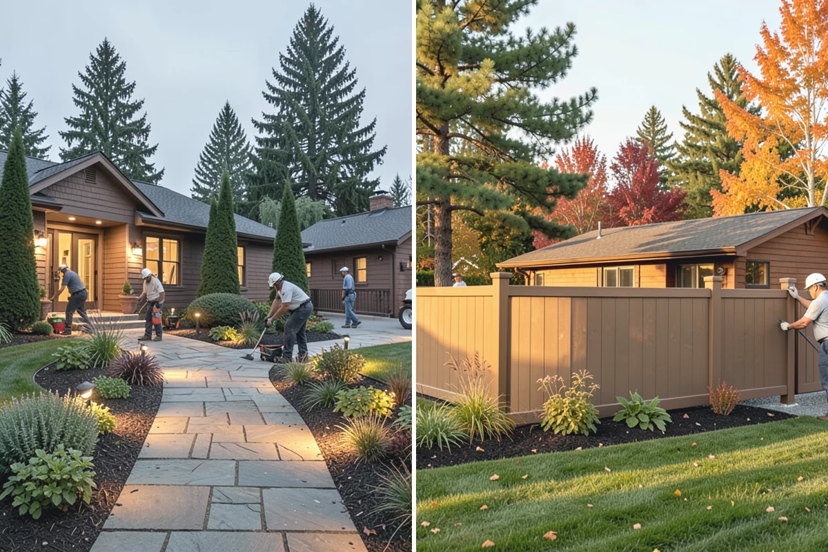 Vinyl Fence Installation in South Prairie, Pierce County, WA - Confirm layout, style, and grade with a site walk