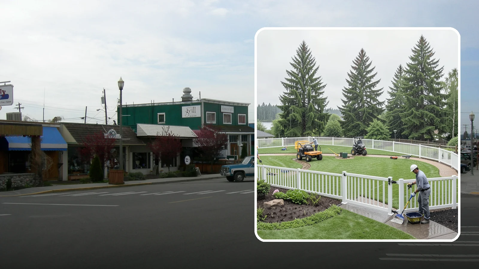 Vinyl Fence Installation in Stanwood, Snohomish County, WA - We install low-maintenance vinyl fencing that shrugs off Northwest rain, moss, and moisture without rotting or peeling.