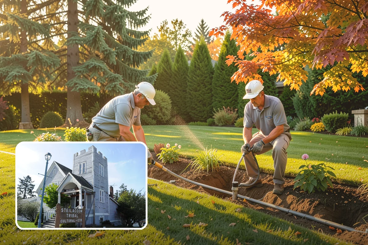 Vinyl Fence Installation in Steilacoom, Pierce County, WA - Eliminates painting, staining, and rot common with wood